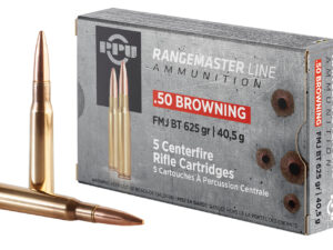 PPU PPRM50 Rangemaster  50BMG 625gr Full Metal Jacket 5 Per Box/20 Case