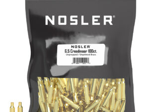 Nosler 10211 Premium Brass Unprimed Cases 6.5Creedmoor Rifle Brass 100/Box