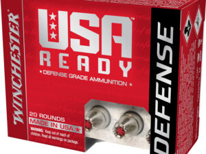 Winchester Ammo RED45HP USA Ready 45ACP 200gr Hex Vent Hollow Point 20 Per Box/10 Case