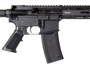 Troy Ind SPSTCA310BTB1 A3  223 Rem Caliber with 10.50" Barrel, 30+1 Capacity, Black Metal Finish, Fixed Pistol Grip Stock & Black Polymer Grip Right Hand