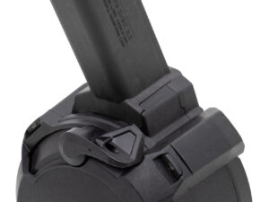 Magpul MAG1033-BLK PMAG GL9 50rd Drum 9mm Luger Compatible w/Glock Black Polymer