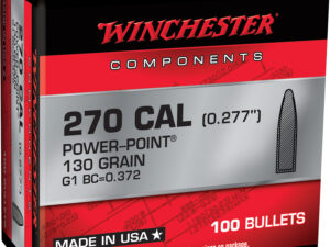 Winchester Ammo WB270P130X Centerfire Rifle  270Win 130gr Power Point 100 Per Box/10 Case
