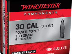 Winchester Ammo WB308P180X Centerfire Rifle  308Win 180gr Power Point 100 Per Box/10 Case