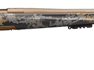 Browning 035539299 X-Bolt Mountain Pro Long Range 6.8 Western 3+1 26" MB Fluted Burnt Bronze Cerakote Accent Graphic Black Carbon Fiber Stock Right Hand (Full Size)