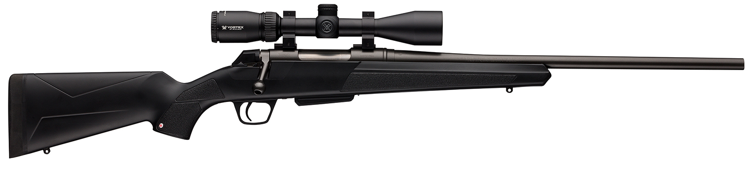 Winchester Guns 535737294 XPR Compact Scope Combo 6.5 PRC 3+1 22" Black Perma-Cote Matte Black Synthetic Stock Right Hand (Full Size) Vortex Crossfire II 3-9x40mm No Sights