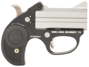 Bond Arms BAST Stinger  22 LR 2rd, 3" Double Matte Stainless Steel Barrel, Anodized Aluminum Frame, Black Nylon Grip, Rebounding Hammer, Crossbolt Safety