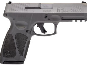 Taurus 1G3B949G G3  Full Size Frame 9mm Luger 15+1/17+1 4" Matte Stainless Steel Barrel, Matte Serrated Stainless Steel Slide, Gray Polymer Frame w/Picatinny Rail, Polymer Grip, Right Hand