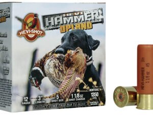 HEVI-Shot HS29125 HEVI-Hammer Upland 12Gauge 3" 1 1/8oz Steel/Bismuth 5Shot 25 Per Box/10 Case
