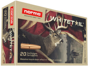 Norma Ammunition 20171502 Dedicated Hunting Whitetail 7mm-08Rem 150gr Pointed Soft Point 20 Per Box/10 Case