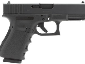 Glock PI1950203 G19 Gen3 Compact Frame 9mm Luger 15+1 4.02" Black Stainless Steel Barrel, Matte Black Serrated Steel Slide, Black Polymer Frame w/Picatinny Rail, Black Finger Grooved Grip Right Hand