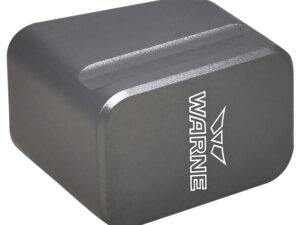 Warne MEG1754GR Magazine Extension  made of 6061-T6 Aluminum with Hardcoat Anodized Gray Finish for Glock 17, 22 Magazines (Adds 5rds 9mm Luger, 4rds 40 S&W)