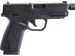 Bersa BP9MCCX BPCC  Sub-Compact Frame 9mm Luger 8+1, 3.30" Black Steel Threaded Barrel, Matte Black Serrated Steel Slide & Polymer Frame w/Picatinny Rail