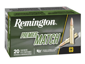 Remington Ammunition 21201 Premier Match 224Valkyrie 90gr Sierra MatchKing BTHP 20 Per Box/10 Case