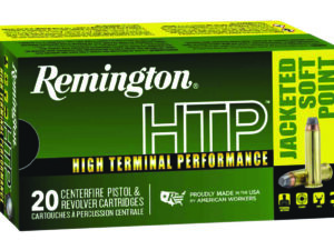 Remington Ammunition 23002 HTP  44RemMag 240gr Jacketed Soft Point 20 Per Box/25 Case