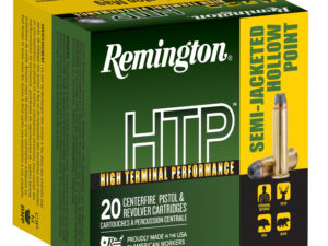 Remington Ammunition 23010 HTP  44RemMag 240gr Semi Jacketed Hollow Point 20 Per Box/25 Case
