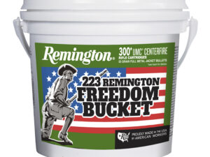 Remington Ammunition 23897 UMC Freedom Bucket 223Rem 55gr Full Metal Jacket 300 Per Box/4 Case