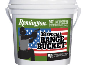 Remington Ammunition 23669 UMC Range Bucket 38Special 130gr Full Metal Jacket 300 Per Box/4 Case