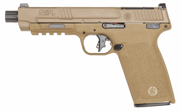 SMITH AND WESSON M&P5.7 OR 5.7X28 5" FDE TB