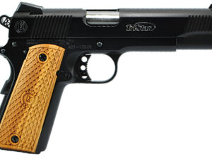 TriStar 85614 American Classic II 1911 9mm Luger 9+1, 5" Stainless Steel Barrel, Blued Serrated Steel Slide, Blued Steel Frame w/Beavertail, Wood Grip