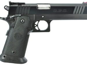 TriStar 85675 SPS Pantera 1911 9mm Luger 18+1, 5" Stainless Steel Barrel, Black Chrome Serrated Steel Slide, Black Steel Frame w/Beavertail, Black Polymer Grip