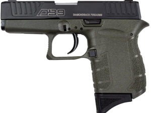 Diamondback DB0200P101 DB9 Gen4 Micro-Compact Frame 9mm Luger 6+1, 3.10" Stainless Steel Barrel, Black Nitride Serrated Stainless Steel Slide, OD Green Polymer Frame & Grip
