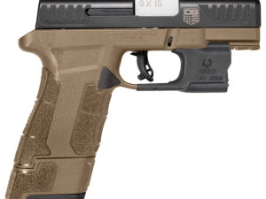 Diamondback DB0301P061 DBAM29 Sub-Compact 9mm Luger 3.50" 17+1 Flat Dark Earth Black Nitride Stainless Steel Slide Black Polymer Grip with Viridian Laser & Holster