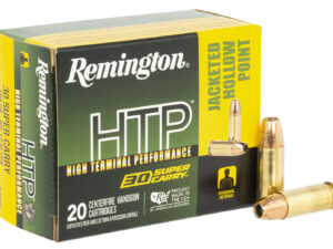 Remington Ammunition R20019 HTP  30SuperCarry 100gr Jacketed Hollow Point 20 Per Box/10 Case