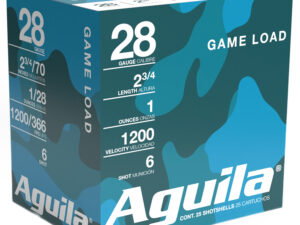 Aguila 1CHB2836 Birdshot Standard Velocity 28Gauge 2.75" 1oz 6Shot 25 Per Box/20 Case