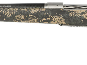 Christensen Arms 8010617900 Ridgeline FFT 28 Nosler 3+1 22" Carbon Fiber Threaded Barrel, Stainless Steel, Green with Black/Tan Accents, Stock, Left Hand