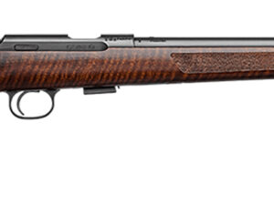 CZ-USA 02392 CZ 457 Varmint Full Size 22 LR 5+1 20.50" Black Nitride Heavy Barrel Black Nitride Steel Receiver Turkish Walnut Fixed Varmint-Style Stock Left Hand