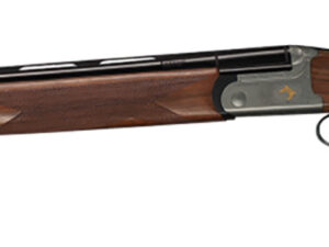 Bettinsoli USA BOSL122822 Omega S Lite 12 Gauge Break Open 3" 2rd 28" Blued 28" Vent Rib Barrel Stainless Engraved Stainless Receiver Walnut Wood Fixed Stock Ambidextrous Hand