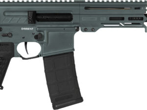 CMMG 30A0E33CG Dissent MK4 300 Blackout 30+1 6.50", Charcoal Green Cerakote Rec, OEM Grip, Picatinny Buffer Adapter, Zeroed Drop-In Single Stage Trigger