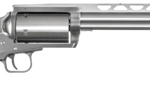 Magnum Research BFR45LC4106 BFR  SAO 45 Colt (LC) or 410 Gauge, 7.50" Vent Rib Barrel, 6rd Cylinder, Brushed Stainless Steel, Black Hogue Rubber Grip
