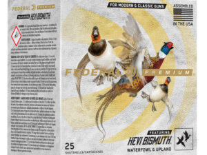 Federal PHBX1443 Premium HEVI-Bismuth 12Gauge 2.75" 1 1/4oz 3Shot 25 Per Box/10 Case