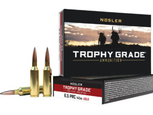 Nosler 61232 Trophy Grade Long-Range 6.5PRC 142gr Nosler Spitzer AccuBond Long Range 20 Per Box/10 Case