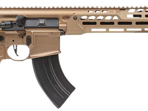 Sig Sauer RMCX762R16BLT MCX Spear LT 7.62x39mm 16" 28+1, Coyote, OEM Grip/Folding Stock, Rocksett Sig QD Suppressor Ready Flash Hider, Adj. Gas Block