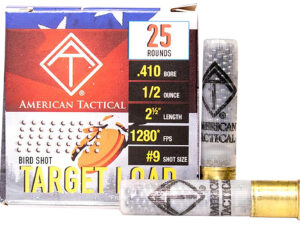 ATI ATIAC4109 Target Load  410Gauge 2.5" 1/2oz 9Shot 25 Per Box/10 Case