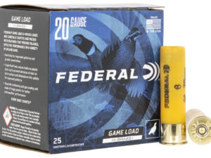 Federal H2586 Game-Shok High Brass 20Gauge 3" 1 1/4oz 6Shot 25 Per Box/10 Case