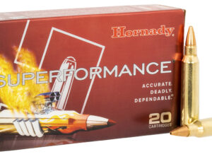 Hornady 83292 Superformance  223Rem 50gr Copper Alloy eXpanding 20 Per Box/10 Case