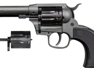 Diamondback DB0500A051 Sidekick  22 LR/22 Mag 9 Shot, 4.50" Dark Gray Cerakote Steel Barrel & Cylinder, Dark Gray Cerakote Zinc Alloy Frame, Black Polymer Grip, Hammer Safety, Exposed Hammer