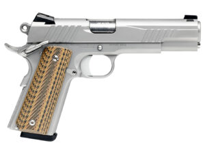 Savage Arms 67202 1911 Government 45 ACP 8+1 5" Stainless Steel Target Crown Barrel, Stainless Steel Serrated Slide, Matte Stainless Steel Frame w/Beavertail, Ambidextrous