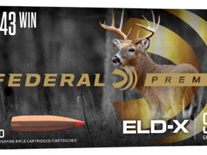 Federal P243ELDX1 Premium ELD-X 243Win 90gr 20 Per Box/10 Case