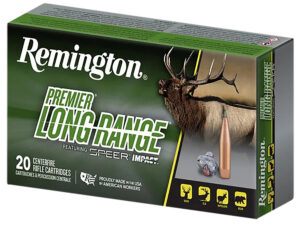 Remington Ammunition R21343 Premier Long Range 7mmRemMag 175gr Speer Impact 20 Per Box/10 Case