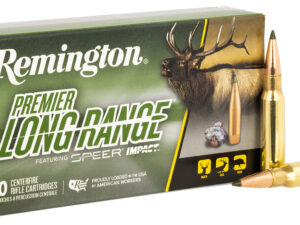 Remington Ammunition R21345 Premier Long Range 308Win 172gr Speer Impact 20 Per Box/10 Case