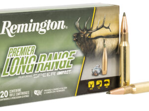 Remington Ammunition R21344 Premier Long Range 30-06Springfield 175gr Speer Impact 20 Per Box/10 Case