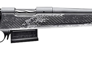 Bergara Rifles B14SM759 B-14 Crest 6.5 PRC 3+1 20" Fluted/Threaded, Sniper Gray Cerakote Barrel/Rec, Monte Carlo Carbon Fiber Stock with Black & Gray Splatter, Omni Muzzle Brake