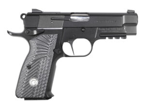 EAA GIRSAN 390446 MC P35PI OPS 9mm Luger 15+1 3.88" Matte Black Optic Ready/Serrated Steel Slide, Matte Black Steel Frame w/Accessory Rail & Beavertail Black Textured G10 Grips Ambidextrous