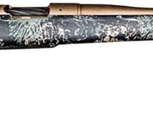 Christensen Arms 8010119100 Mesa FFT 7mm PRC 3+1 22" Threaded Barrel, Burnt Bronze Cerakote, Green with Black/Tan Webbing Stock