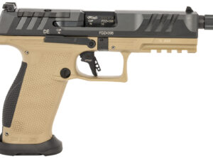 Walther Arms 2876582 PDP Pro SD 9mm Luger 18+1 5.10" Threaded Barrel, Black Optic Cut/Serrated Slide, FDE Polymer Frame with Pic. Rail, Performance Duty Grip, Flared Magwell