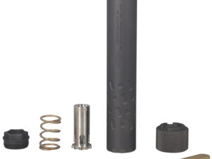 Yankee Hill 206528 Sidewinder M2  9mm Luger 1.375" Black Stainless Steel Aluminum 1/2"-28 tpi